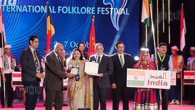 حفل ختام مهرجان الإسماعيلية الدولي للفنون الشعبية،بث مباشر 