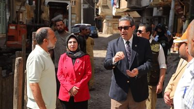 محافظ دمياط يتابع مستجدات الموقف التنفيذى لمشروع صرف صحي شط جريبة 