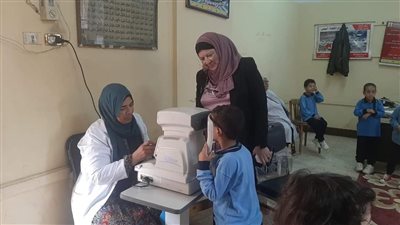اليوم، قافلة طبية لأمراض العيون والرمد بمستشفى الواحات البحرية 