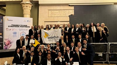 فريق جامعة حلوان يحصد المركز السابع عالميًا في مسابقة ريادة الأعمال