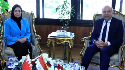 وزير الطيران المدني يبحث مع سفيرة البحرين مجالات التعاون المشترك