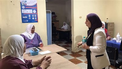 وكيل الصحة بالإسماعيلية في جولة داخل القومسيون الطبي (صور) 