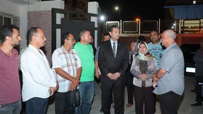 محافظ دمياط يتابع تطورات الموقف التنفيذى لمشروع محطة رفع صرف صحي شطا ١