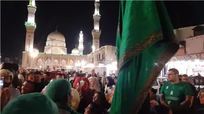 توافد دراويش الصوفية لبدء الاحتفال بمولد البدوى بطنطا