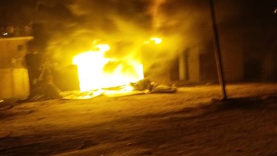 محافظ المنوفية يتابع جهود السيطرة على حريق مصنع السادات