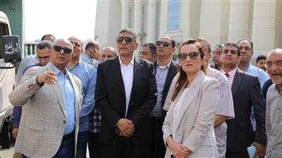 محافظ الجيزة يتفقد أعمال التطوير بمحيط محطة قطارات بشتيل