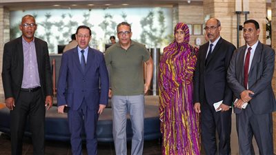 سفير موريتانيا بمصر يزور معسكر منتخب بلاده قبل مواجهة الفرعنة (صور)