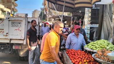 رفع الإشغالات واللافتات والإعلانات من شوارع الحسينية بالشرقية 