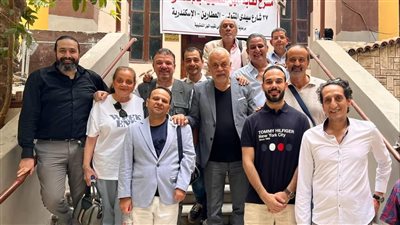 أشرف زكي يتفقد مسرح الإسكندرية ويكشف مفاجأة لشباب المسرحيين