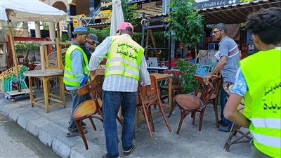 حملات مكثفة لإزالة المخالفات بدمياط الجديدة (صور)