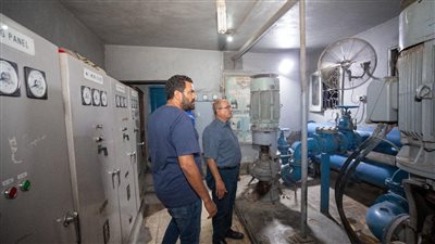 رئيس شركة مياه الإسكندرية يتفقد محطات وروافع القطاع الجنوبي 