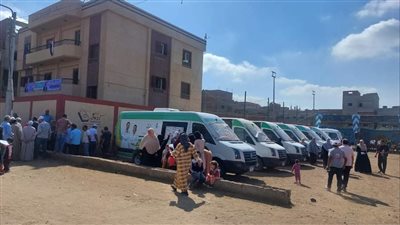 بداية جديدة، توقيع الكشف الطبى على 1436 مواطنا بالمجان في دمياط