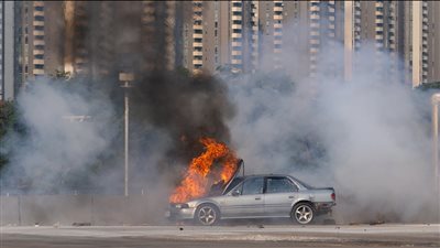 النيابة تستعجل التقرير الطبي لحالة فتاة أصيبت إثر احتراق سيارتها بالتجمع