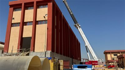 استعدادات تشغيل المرحلة الثانية لمحطة مياه القاهرة الجديدة 