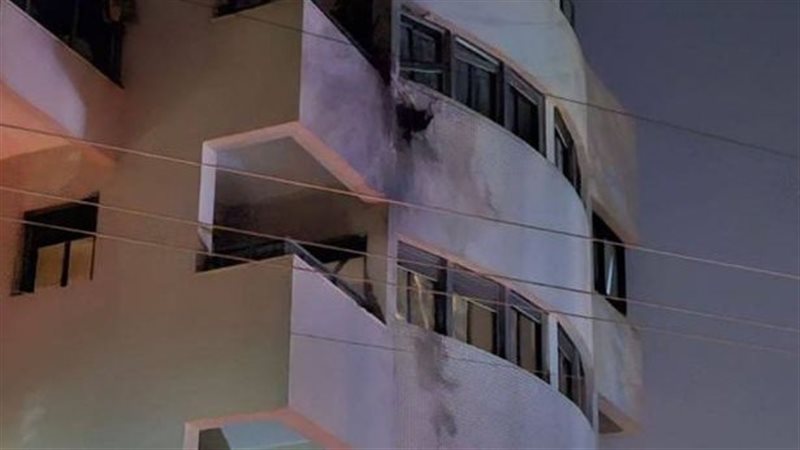 إصابة مبنى في هرتسليا،