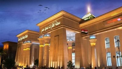 10 صور ترصد التفاصيل، السيسي يفتتح محطة قطارات الصعيد 