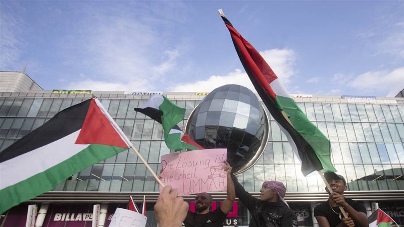 مظاهرات لدعم فلسطين