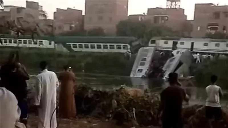 تصادم قطارين في المنيا،فيتو