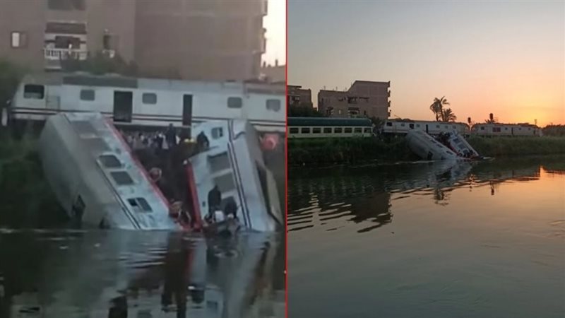 تصادم قطارين في المنيا،فيتو
