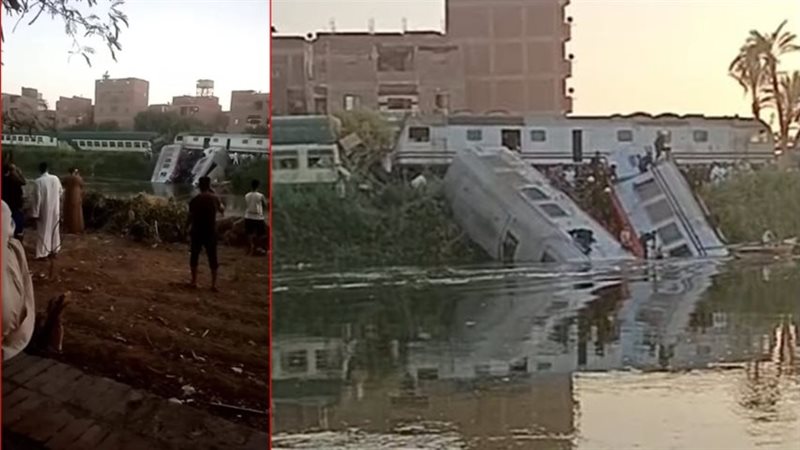 تصادم قطارين في المنيا،فيتو