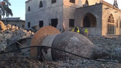 غارة إسرائيلية تدمر مسجدا في بلدة بجنوب لبنان 