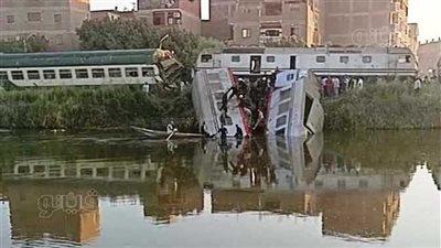 بالأسماء، 10 مصابين من أسوان في حادث تصادم قطاري المنيا