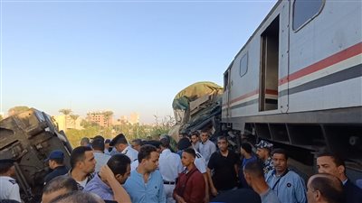 مصرع شاب صدمه قطار على شريط السكة الحديد في المنصورة 