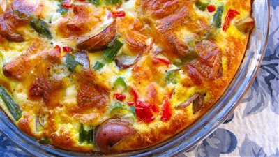 طريقة عمل العجة، أكلة سريعة التحضير واقتصادية