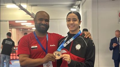 ملك ناجي تتوج ببرونزية بطولة العالم للكاراتيه مع المنتخب الوطني 