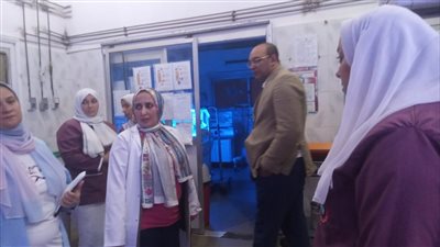 جولة مسائية مفاجئة لوكيل صحة الدقهلية في مستشفى طلخا