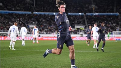 دوري الأمم الأوروبية، إنجلترا تتقدم على فنلندا بهدف جريليش في الشوط الأول (صور)