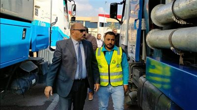 رئيس مياه القناة يطمئن على جاهزية معدات التعامل مع طوارئ الشتاء