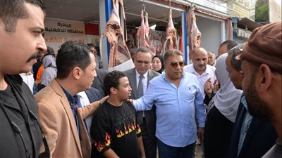 بـ 260 جنيها، محافظ الدقهلية يدشن مبادرة لتخفيض أسعار اللحوم