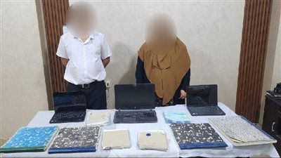 ضبط مديرة صيدلية بمستشفى وزوجها بتهمة سرقة أجهزة في بنى سويف 