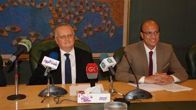 بدء ندوة السفير الروسي بنقابة الصحفيين (صور) 