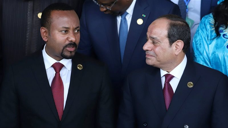 السيسي وأبى أحمد،