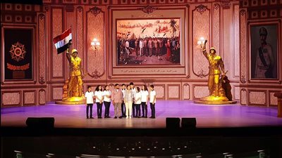 فنون جميلة جامعة المنصورة تشارك في احتفالية 