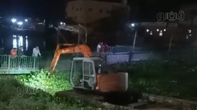 العثور على جثة مجهولة أثناء تطهير بحر شبين بالغربية