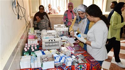 جامعة القناة تُطلق قافلة طبية شاملة ضمن مبادرة 
