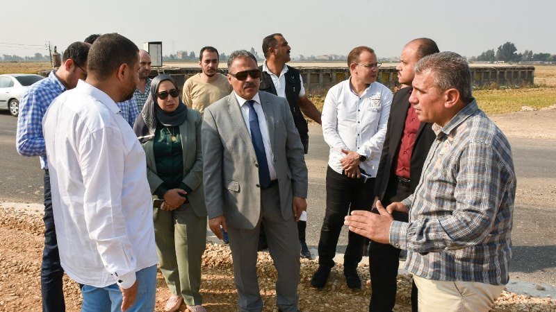 محافظ الشرقية تفقدرصف