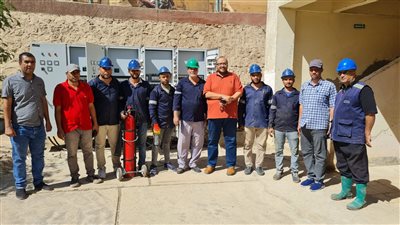 رئيس مياه سوهاج يتفقد المحطات وأعمال التجديد بأخميم 