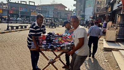 استمرار حملات رفع الإشغالات والباعة الجائلين بمحافظة الشرقية 