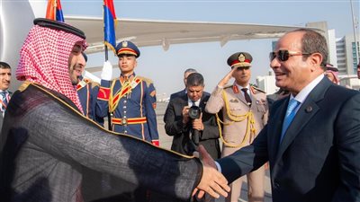 بدء مباحثات الرئيس السيسي وولي عهد السعودية بقصر الاتحادية