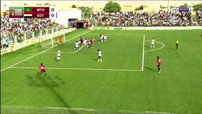 أداء سلبي للمنتخبين، تعادل مصر وموريتانيا في الشوط الأول