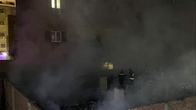 السيطرة على حريق بقطعة أرض فضاء بالحوامدية