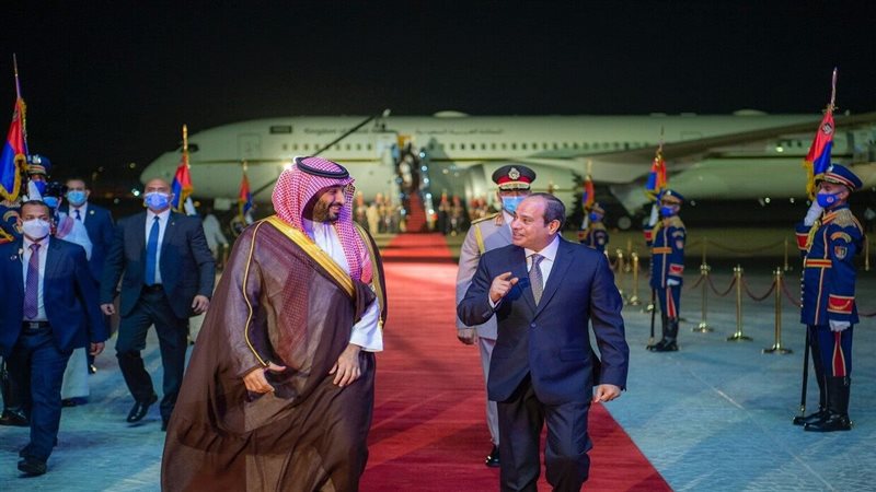 السيسى وولى العهد