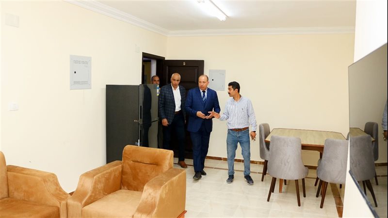 جولة رئيس جامعة المنصورة