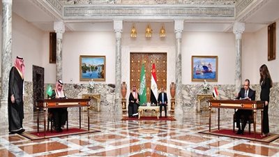 أبرزها تعزيز العلاقات السياسية والاقتصادية، نتائج زيارة ولي عهد السعودية لمصر 