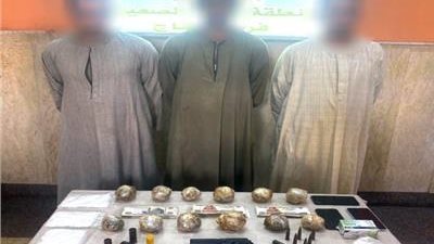 ضبط عصابة مخدرات فى سوهاج 
