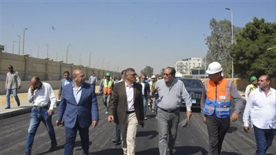 محافظ الجيزة يتفقد مشروعات التطوير بمحيط المتحف المصري الكبير والطرق المؤدية له (صور)